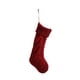 thumbnail image 1 of Knitted Wool Candy Bag Double-sided Twists 8-character Narrow Version Gift Bag Pendant Christmas Stocking, 1 of 1