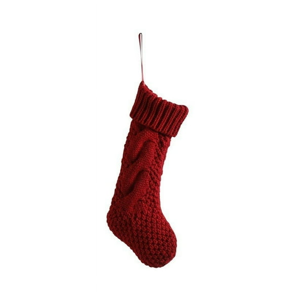 AZXY Knitted Christmas Stockings Decorations,Christmas Stocking Gifts Bags,Hanging Christmas Decorations