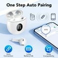 thumbnail image 4 of Wireless Earbuds Bluetooth Headphone 5.4, 65Hrs Playtime with LED Charging Case, 4 ENC Noise Cancelling Mic, Deep Bass Ear Buds with Earhook, IPX7 Waterproof Headphones for Sport Gray, 4 of 5