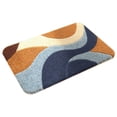thumbnail image 2 of Roiihwy Bath Mat, Ultra Absorbent Quick Dry Bathroom Floor Mats-Rubber Non-Slip Thin Bathroom Rug Fit Under Door, Faux Suede Surface Shower Rug for Bathtub, Sink, Shower Room, 2 of 6