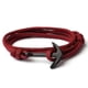 thumbnail image 4 of Pulsera de hombre con ancla de aleación negra, cadena de cuerda de nailon multicapa, P, 10, 4 of 5