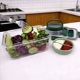 thumbnail image 2 of Leodye 1PCS Pot de Rangement en Plastique pour Salade et Bouteille Récipient Réutilisable Transparent pour Vinaigrette et Ingrédients de Cuisine - 7.87 X 5.51 X 5.91 Po, 2 of 9