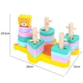 thumbnail image 4 of Montessori de madera para bebés (niño/niña): reconocimiento, coordinación y aprendizaje temprano. Soportar, 4 of 4
