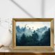 thumbnail image 5 of Juego de 3 calcomanías de acuarela con diseño de bosque para muebles y manualidades (15 x 30 cm). Incluye 1 espátula., 5 of 9