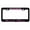 Black/Light pink, variant on Beach Please Style Metal License Plate Frame Personalized/Car Accessories Car Tag Holder Cover (Chrome/Blue)