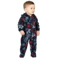 thumbnail image 6 of Footed Pajamas - Snowed In Adult Hoodie Fleece One Piece - Adult - Large Adult Plus Size/Wide (Fits 5'11 - 6'4"), 6 of 7