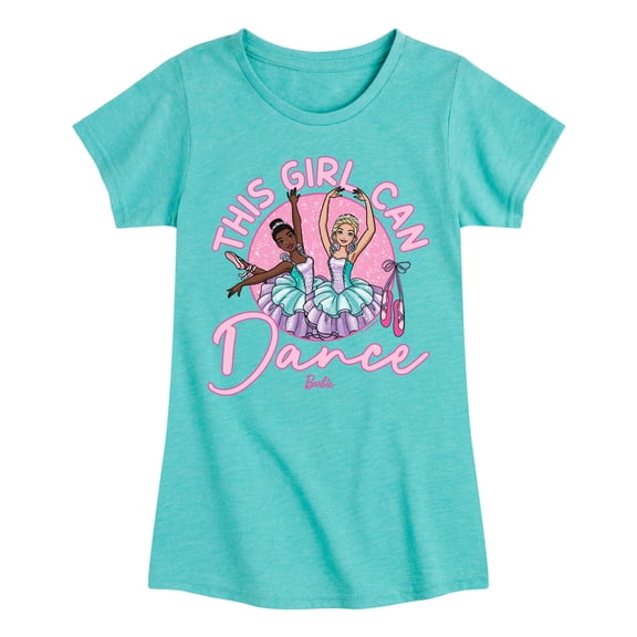 Barbie - This Girl Can Dance Fitted Short Sleeve Graphic T-Shirt