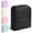 Black, variant on Stylish Handheld Partitioned Cosmetic Bag Large Capacity Folding Design Portable