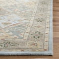 thumbnail image 6 of SAFAVIEH Heritage Abbey Traditional Wool Area Rug, Light Blue/Light Brown, 8'3" x 11', 6 of 9