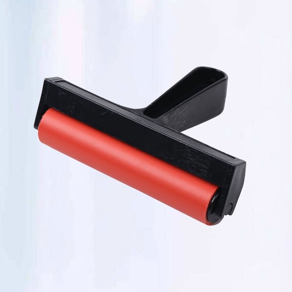 FELTECHELECTR Printmaking Rubber Roller Painting Roller Red 1Pack