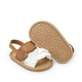 thumbnail image 2 of Sandales d'Été Ouvertes pour Bébé Fille Chaussures Plates Princesse Fleur, 2 of 6