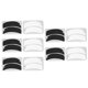 thumbnail image 2 of 10 Pairs Eyelash Extension Gel Pad Reusable Silicone Lash Extension Gel Pad Notched Black White, 2 of 5