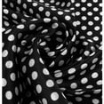 thumbnail image 4 of INSPIRE CHIC Women Polyester Fashion Round Dot Square Scarf Wrap Black White, 4 of 4