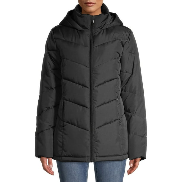 Big Chill - Big Chill Women's Plus Size Chevron Quilted Puffer Short ...
