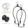 thumbnail image 3 of Lamp Finials Benaep Crystal Clear con base de cromo pulido, 2 unidades, 3 of 7