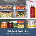 thumbnail image 2 of Rubbermaid Easy Find Lids Food Storage Containers with Vented Lids, 26 Piece Set, Blue, 2 of 6