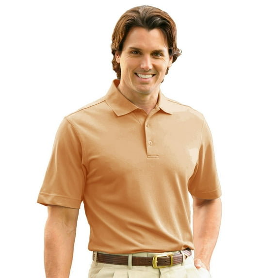 Monterey Club Men's Pique Solid Golf Polo Shirt #1060