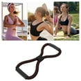 thumbnail image 2 of Unique Bargains 1 Pc Durable 8-Shaped Yoga Stretch Band for Stretching 13.78"x5.51" Red Black, 2 of 4