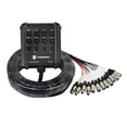 thumbnail image 1 of Divisor XLR Snake Cable PRORECK de 8 canales, 15 m, para estudio en directo, 1 of 8