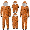 thumbnail image 1 of Pyjamas Assortis pour la Famille en Toile d'Araignée et Araignée, Tenues Assorties pour la Famille, Pyjamas Assortis pour un Style Familial Cohérent (Orange), 1 of 4