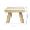 thumbnail image 3 of SUTENGDA Small Wood Stool Wood Step Stool Children Stepping Stool Wood Furniture, 3 of 6