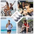 thumbnail image 5 of 3 Pairs UPF 50 Anti-UV Cooling Arm Sleeves Gradient Summer Sun Protection Arm Sleeves for Outdoor Sports Cycling Driving Running, 5 of 5