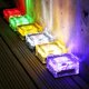 thumbnail image 3 of Monstrate Lámpara Solar de cubo de hielo, equipo de iluminación interesante, al aire libre, camino de escalera, luz LED de ladrillo Cámaras de vigilancia, 3 of 6