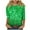 Womens Clothing Green, variant on Womens Sparkly Tops, 3/4 Sleeve Shirts for Women Fall Fashion Loose Fit Shiny Sequins Printed Crewneck T-Shirts