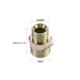 thumbnail image 2 of Conector de tubo reductor - Niple hexagonal - 1 X 3/4 BSP macho con acabado de zinc 2 piezas, 2 of 3