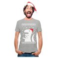 thumbnail image 1 of Tstars Mens Ugly Christmas Sweater Big T Rex Santa Christmas Gift Funny Humor Holiday Shirts Xmas Party Christmas Gifts for Him Graphic T Shirt Ugly Xmas Sweater, 1 of 6