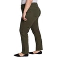 thumbnail image 5 of Gloria Vanderbilt Women’s Amanda Classic 5-Pocket Stretch Denim Jeans, Natural Waist, Tapered Leg (Green, 4 Average), 5 of 6