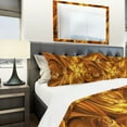 thumbnail image 4 of Designart 'Molten Gold Exchange' Modern & Contemporary Duvet Cover Set, 4 of 4