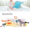 thumbnail image 3 of Tail Cloth Book, Animal Cloth Book Lovely Portable Soft Bright Color  for Home Travel for Baby, 3 of 7