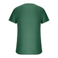 thumbnail image 5 of Homenesgenics Mens Shirts Men Tops T Shirts for Man Men's Summer Solid Round Neck Short Sleeved Knitted T-Shirt Green M, 5 of 6