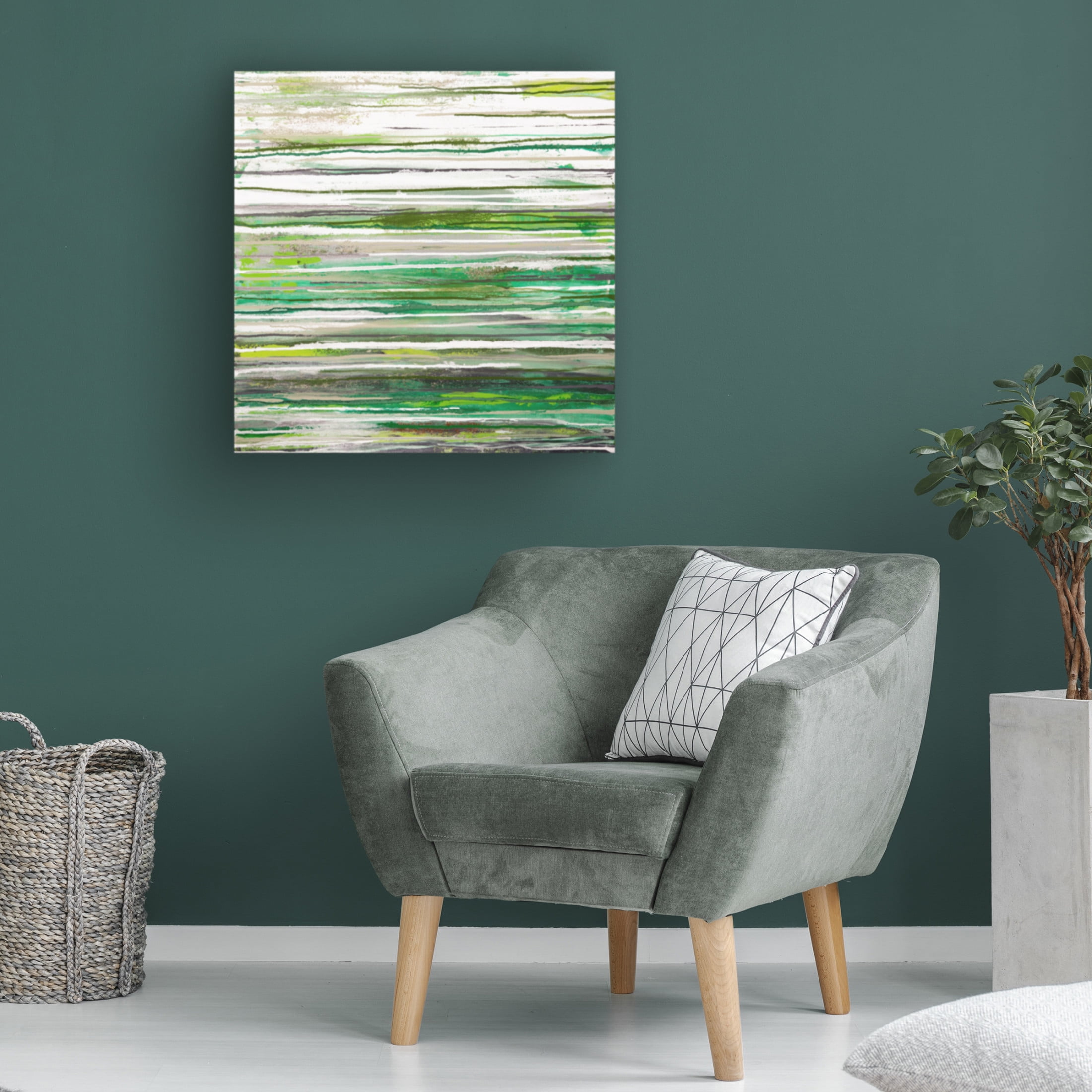Canvas Wall Art - Hilary Winfield 'Underwater Magic 4' Wall Art for Living Room, Bedroom, or Office Décor by Trademark Fine Art - 18 x 18 Inches