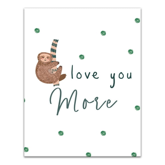 Creative Products Love You More 1 11 x 14 Canvas Wall Art