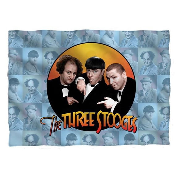 Trevco Three Stoofes/Portraits (Front/Back Print) Pillowcase
