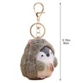 thumbnail image 2 of Cute Hamster Keyrings Soft Plush Keychain Hamster Pendant Keyring Pompom Keychain Decoration Animal Backpack Bag Keychains, 2 of 7