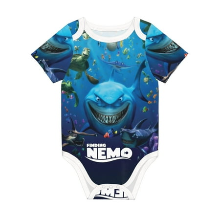 

Finding Nemo Jumpsuit Newborn Baby Bodysuit Infant Outfit 0-24Months Kids Short Clothes