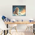 thumbnail image 5 of Lsque Starry Sky Cloud Cute Rabbit Print Wall Art – Decorative Picture for Living Room, Bedroom, and Office (Horizontal), 5 of 6
