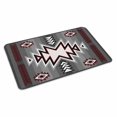 thumbnail image 2 of Red Gray Door Mat&nbsp;Indoor Outdoor Entrance, Non Slip Rug for Kitchen Bathroom Entryway Rug, Southwest Retro Ethnic AztecTexture Bohemian Washable Doormat Floor Mat for Office 24x36 Inch, 2 of 8