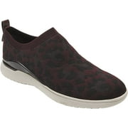 Rockport Women's Total Motion Sport High Slip-On Oxblood Leopard CI6863