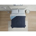 thumbnail image 4 of Bco Home 4 Piece Cooling Bedding Set Navy Twin/XL, 4 of 8