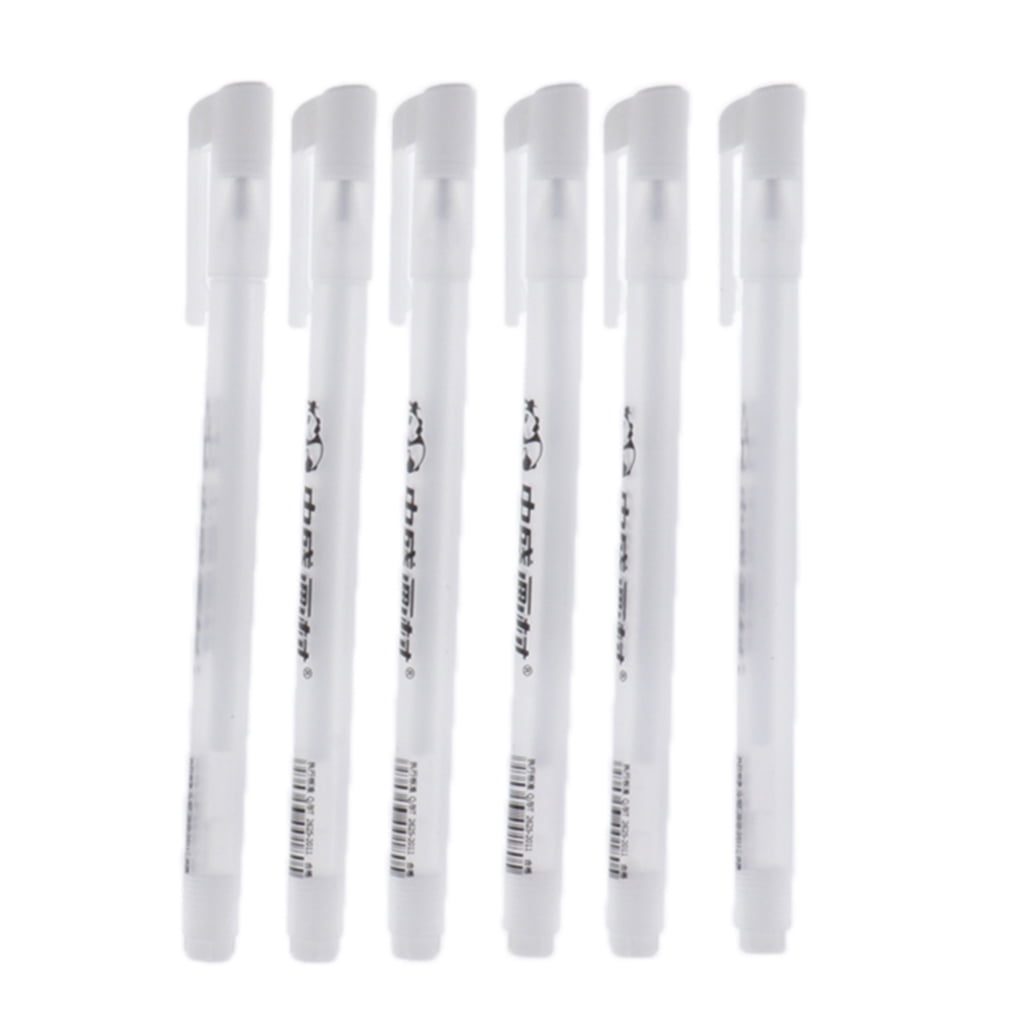 6 pieces of fluorescent highlighter pen water-based student artist