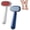 Blue+white, variant on 2-Sided Foot Rasp, Steel Scraper for Dead Skin, Home Pedicure Ergonomic Arc Pedicure Rasp Exfoliates Rough Dry Feet, Safe Gentle Blade Won't Cut, Ideal for Dead Skin & Thick Calluses