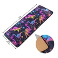 thumbnail image 3 of Dailycode Hallway Runner Rug 2x6 Non Slip Absorbent Soft Floor Mat for Home Kitchen Bedroom Entrance Neon Funny Dinosaurs, 3 of 7