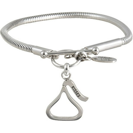 Connections From Hallmark Stainless Connections From Hallmark Stainless Steel Hershey S Kiss Toggle Bracelet 7 25