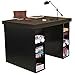 thumbnail image 3 of Venture Horizon Proect Center Desk with Two 3-Bin Cabinets - Black, 3 of 4