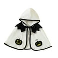 thumbnail image 4 of Capa con capucha de calabaza Yinane disfraz de Halloween para niños, 4 of 8
