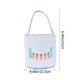 thumbnail image 3 of Decoración del hogar de Pascua,Canvas Easter Rabbits Basket Children'S Candy Easter Egg Handheld Basket Easter Basket Gift Bucket Decoración del hogar, 3 of 6